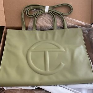 Telfar Large Drab Shopping Bag